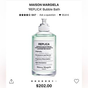 MAISON MARGIELA ‘REPLICA’ Bubble Bath 100mL